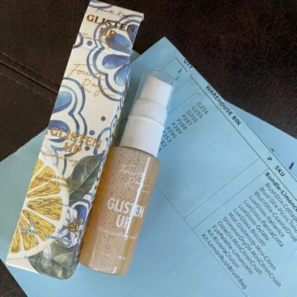 3/30$ ColourPop LIMONCELLO Glisten Up Vitamin C Illuminating Mist nib